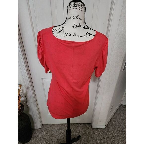 Bold Elements Puff Sleeve Top SZ L NWOT - Picture 3 of 5